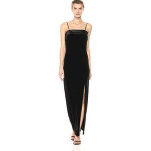 ALEX EVENINGS Black Gown & Shawl Maxi Dress Formal